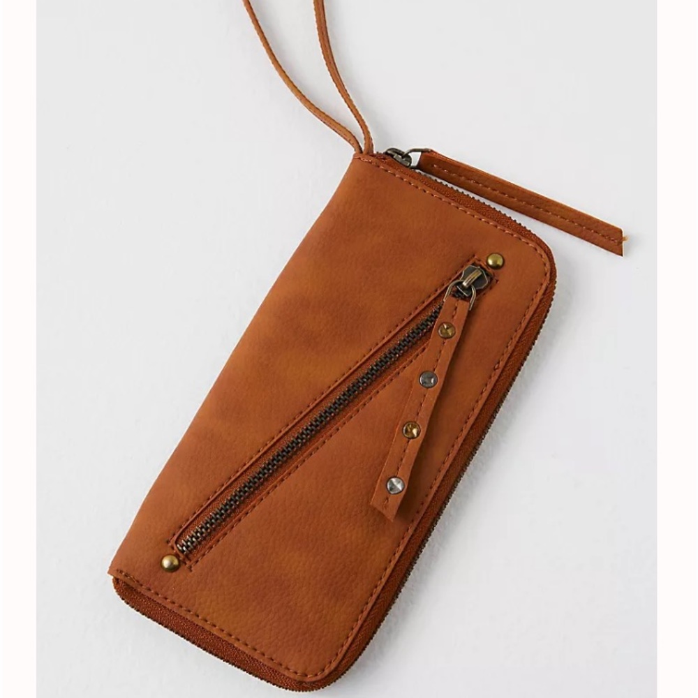 NEW Free People Distressed Vegan Wallet - Picture 3 of 8